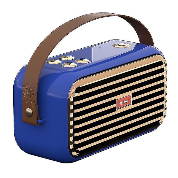 Bluetooth-högtalare Retro Trådlös Liten Stereo Prydnadsföremål Högtalare Funky Presenter