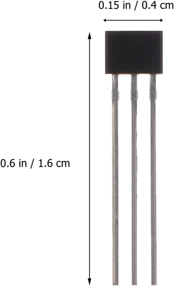 100 stk. Hall-effektsensor Motor Robust elektrisk motor for hjemmemagnetisk sensor