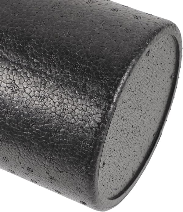 Solid träningsskumrulle 30x15 cm svart massagerulle