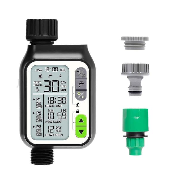 Slangautomatisk Regnsensor Bevattning Timer Irrigation
