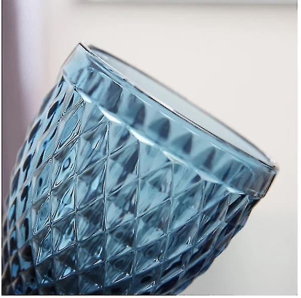 Relief Vinglas Dricksglas Bröllop Retro Diamant Juice