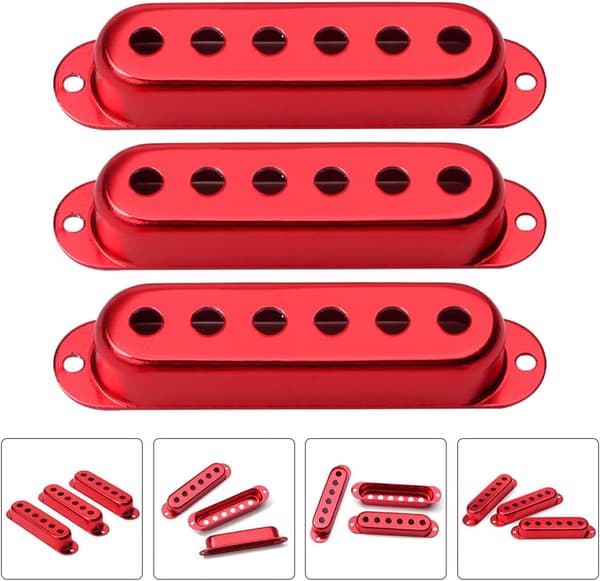 Elgitarr Pickup Skyddskåpa Metall 48/50/52Mm Kopparlock Slagtålig Lämplig för Gitarrtillbehör