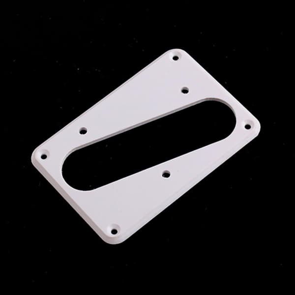 Enkeltlags metall pickupdeksel Humbuckerramme Flat base Elegant hvit erstatning