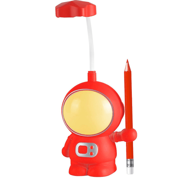 Søde Led skrivebordslamper til hjemmekontor, astronaut bordlampe