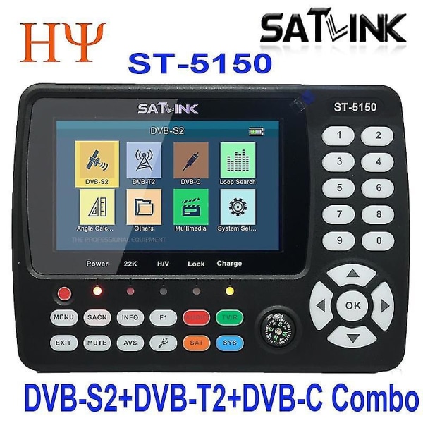 Satlink St-5150 Dvb-s2 T2 C Combo Satellittfinner