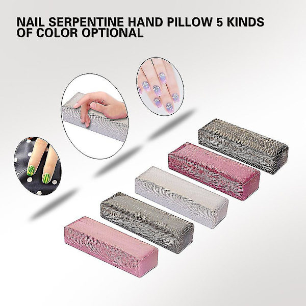 Neglekunst Bordmåtte Arm Håndled Håndstøtte 2 Stykker Brun