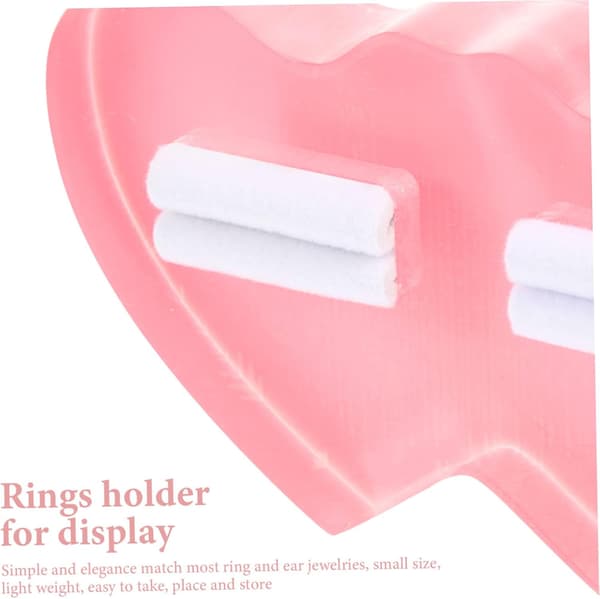 Ring Display Rack til smykkeopbevaring Organizer til ringe og ørestikker Unikt design