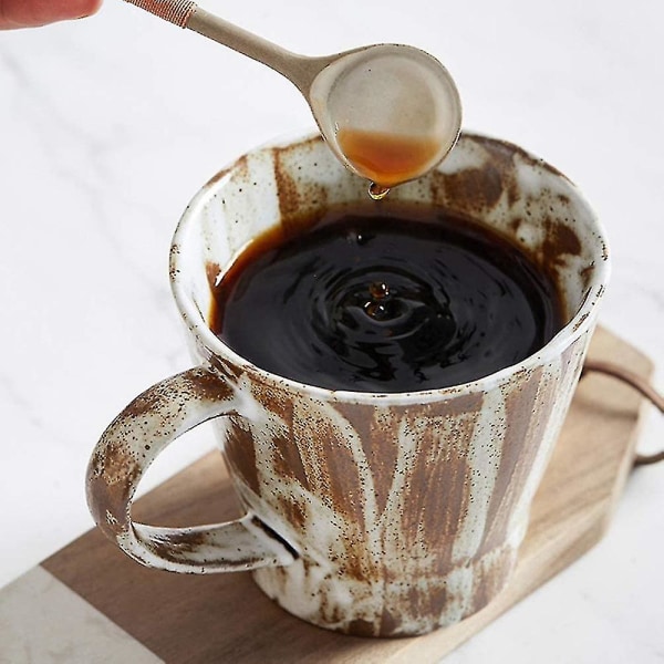 Japansk Retro Håndlaget Melkekopp Keramisk Vannkopp Kaffekopp Kanne