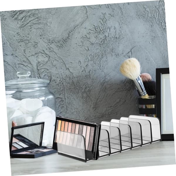 Akryl Kosmetik Display Rack 7-rums Makeup Opbevaringsboks