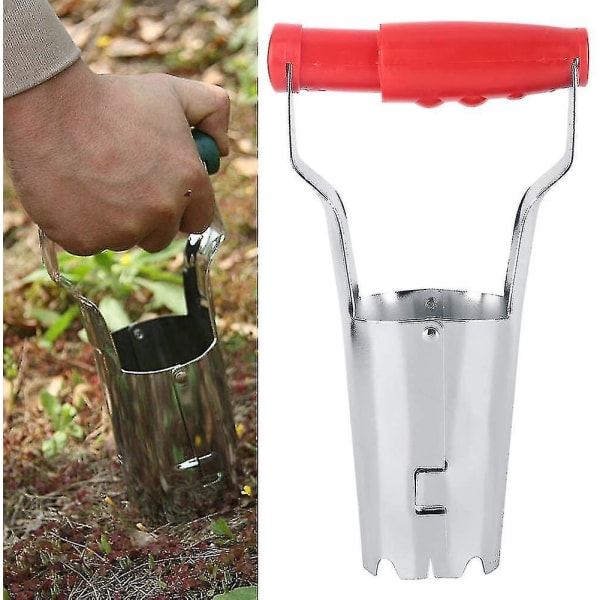 Verktyg för att plantera lökar, böjfri, automatisk jordse