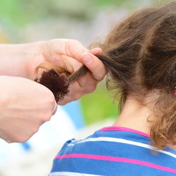 10 stk usynlige elastiske hårnett 7 mm netting brune hårnett