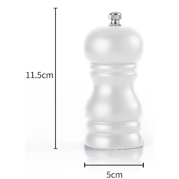4 Tommer Solid Tre Pepperkvern Sort Pepper Krydderflaske