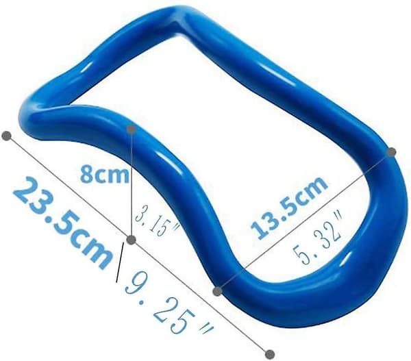 Pilates Ringar, 2-pack, Stretchring Träningsverktyg för Lår, Mage och Ben