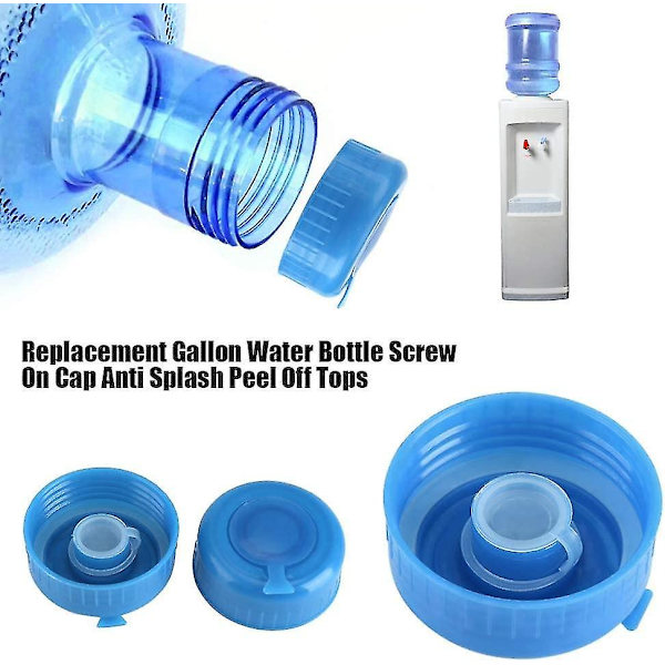 5 Pak Vandflaske Låg, Springvand Dispenser, Tilbehør, Udskiftnings Splash Låg.