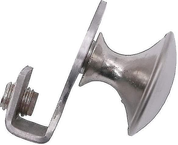 4 Pak 3-8mm Klips-på Glasdørsgreb, Rustfrit Stålgreb, Trækgreb, Ingen Boring Til Hjemmet