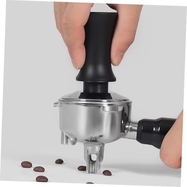Manuell Tamper Bönpress Verktyg Solid Espressopress 51mm Rostfritt Stål Kaffetamper