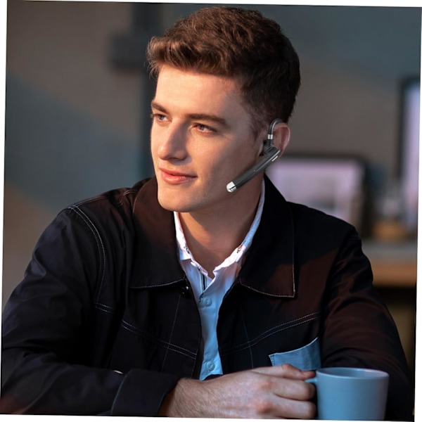 Professionel Headset Enkelt-øre Trådløse Ørepropper Støjreducerende Høretelefoner LED Display Boks