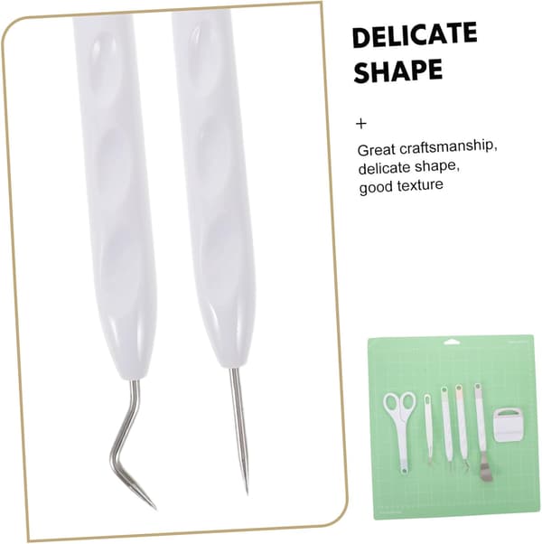 Kit for weeding vinyl with grip handle, 6pcs craft cutting tools set