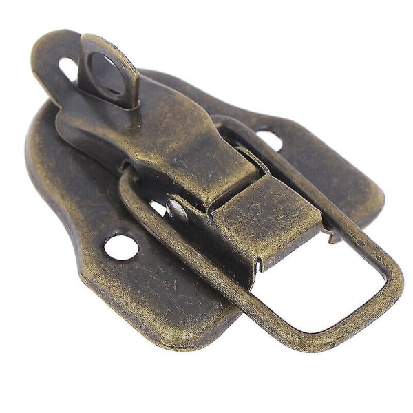 Smykkekisteboks Antik Metal Spænde Kuffert Sag Toggle Lås Hasp (bronze+sølv2stk)