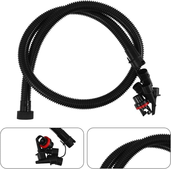 Kajak Luftpumpeslangesæt PVC Oppustelig Ventiladapter med Gevindforbindelse