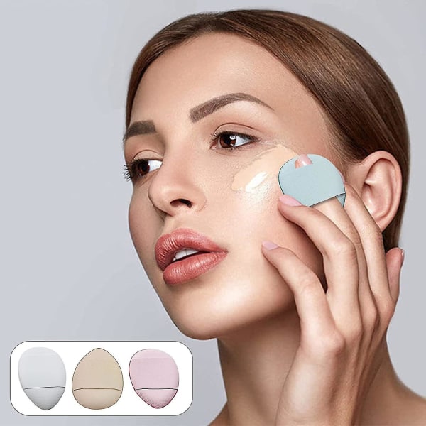 Mini Powder Puff För Lös Powder Body Kosmetisk Foundation Svamp Mjuk Powder Svampar Våttorr Makeup Tool