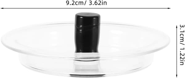 Tekannelokk i glass, solid, aromatisk, bevarer aroma, erstatningslokk