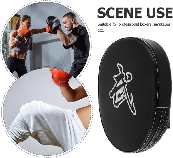 Kickboxningsutrustning Boxningsträningsdynor Böjd sparksköld med skyddande stoppning