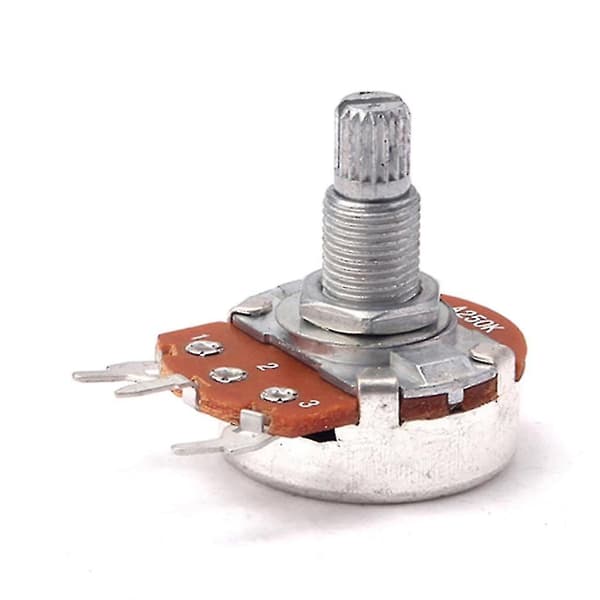 10 stk A250k Push Pull Kontrollpotensiometer Trekkpotensiometer 18mm Splittet Aksel