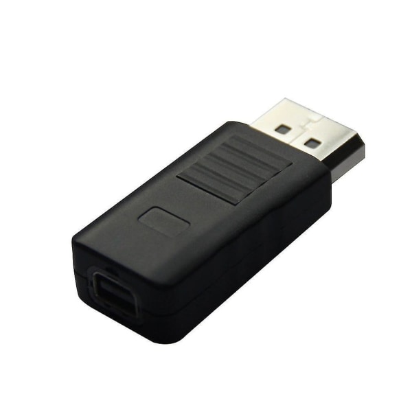 Svart DP Hann til Mini DP Hunn DisplayPort Adapter
