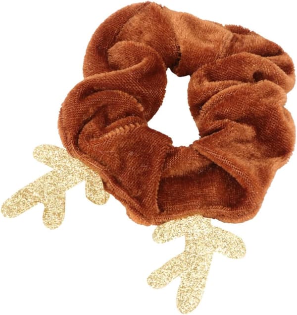 Älg sammet hårband jul hårring horn-stil elastisk för flickaccessoarer som julklappar för damer