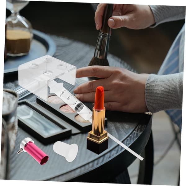 2 sæt læbestiftform DIY-sæt makeupværktøjer læbestiftfremstilling æterisk olie kompatibel