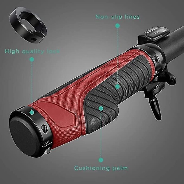 Sykkelstyre Ergonomiske Integrerte Grep Sklisikre MTB Trekking