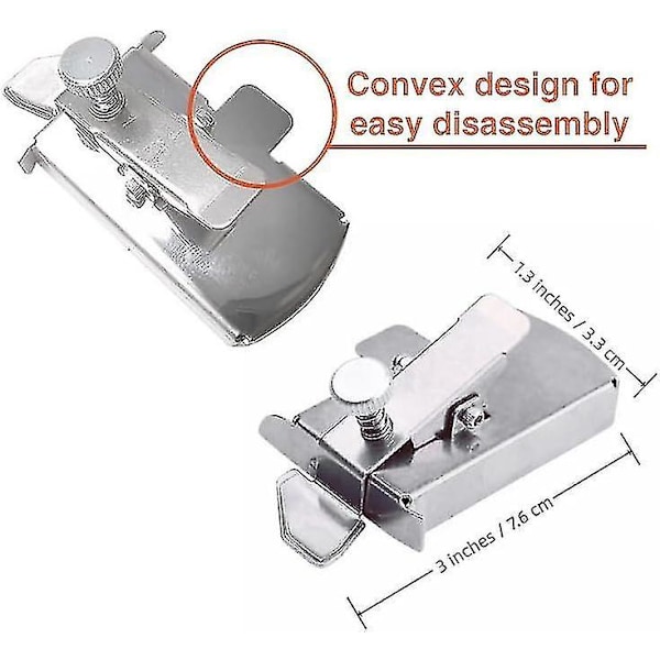 Magnetisk Syguide til Symaskine, Multifunktionel Syfod Hemmer, Symaksine Tilbehør 2Pcs
