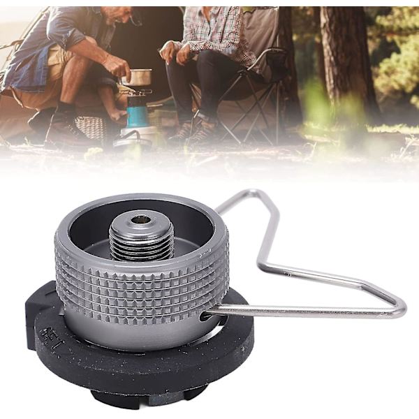 Camping Grill Gasskomfyr Adapter, Bærbar Aluminium Legering Stabil Holder