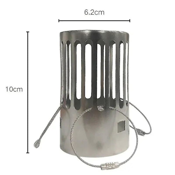 Titanium Pipetilbehør Teltovn Pipe 2.5|3M Teltovn Perspektiv Sidepanel Pipehette Campingtilbehør Bærbar Matlaging Titanium -3m