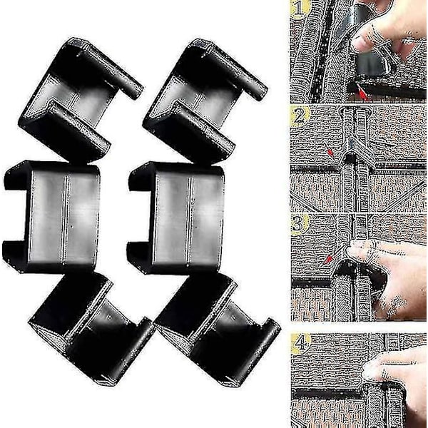 Vahva liitin polyrottinkikalusteille, lounge-settikiinnikkeet, -tuet, ulkosohva terassikalusteet 6 cm