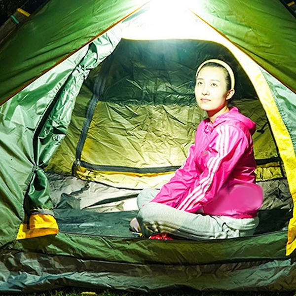 Campinglampe Lys Usb Udendørs Nødlygte, Bærbar Led Pære Vandafvisende Teltslys
