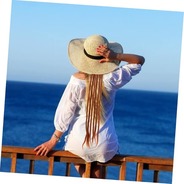 6st Högtemperaturmaterial Perukflätor Lockiga Hårförlängningar Franska Tvinnade Flätperuk