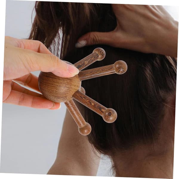 2 st träkamset Gua Sha-kam för män och kvinnor Träterapi massageverktyg