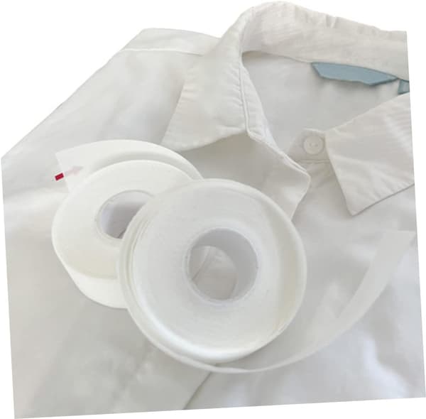 5 st hatt svettskydd krage svettabsorberande remsor andningsbara non-woven tyg självhäftande foder