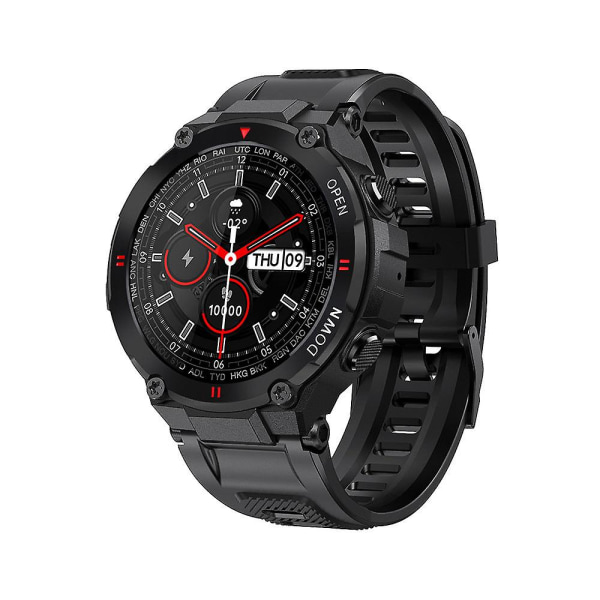 Call Watch K27 Smartwatch Opkald Notifikation Flere Sprog Gray