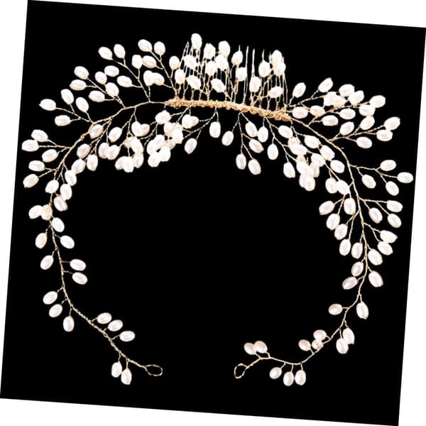 1 st hårkam brudhuvudbonad elegant bröllopshårnål blomdekor vacker brudhåraccessoar