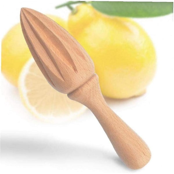 Træ Citronpresser Manuel Presse Saftpresser Frugt Ekstraktor Reamers Køkken Gadgets (1 stk