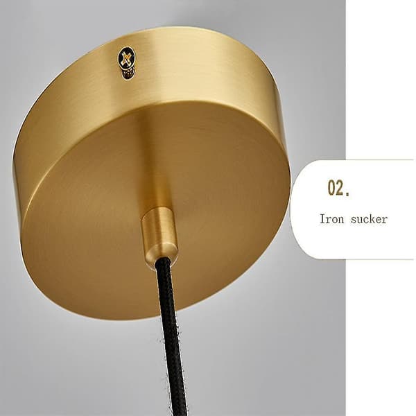 Bar Counter Marmor Messing Lysekrone Stue Lampe