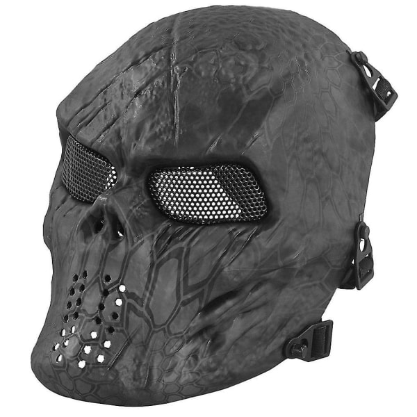 Field Equipment Mask Black Man Full Face Skull Knight Masks