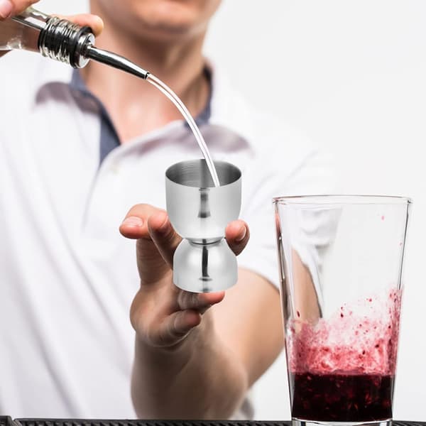 3 stk. Målebæger i rustfrit stål Cocktail Jigger til Bartender Værktøj