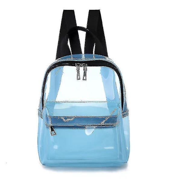 Kvinders PVC Klar Vandafvisende Transparent Skoletaske Piger