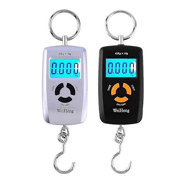 Wh-a05l LCD Bärbar Digital Vågskala 10-45kg 10g Fiske Bagage