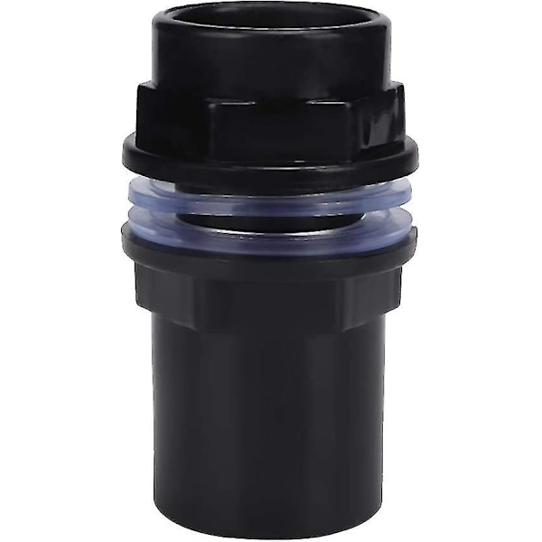 Akvariumslange Adapter Fisketank Slange Adapter Konverter Stik (sort) (1 stk)
