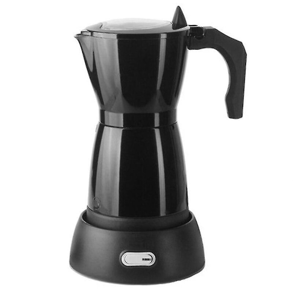 Holdbar elektrisk Moka Pot Kaffemaskine med stor kapacitet 300ml